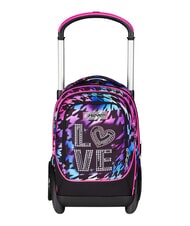 SEVEN GLOW LOVE Rucsac detașabil cu 2 roți negru - Rucsacuri cu role - 1