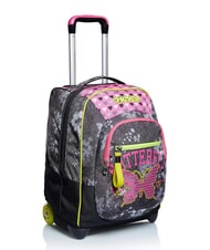 SEVEN FLYING DREAMS Rucsac tip troler cu 2 roți, fix - Rucsacuri cu role