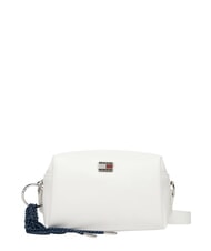 TOMMY HILFIGER TJ CITY CHARM Geantă de umăr mini ecru matlasat - Genți femei - 1