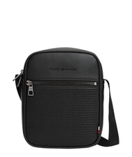 TOMMY HILFIGER TH WOVEN Geantă mică cu buzunar negru - Genți de umăr bărbați - 1