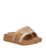 ALVIERO MARTINI PRIMA CLASSE GEO Papuci &icirc;nalți platină/bej geo - Pantofi femei - 1