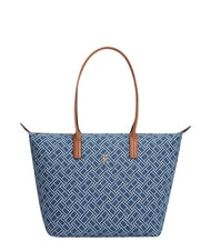 TOMMY HILFIGER POPETTE Geantă de cumpărături de umăr, XL blugi albaștri - Genți femei - 1