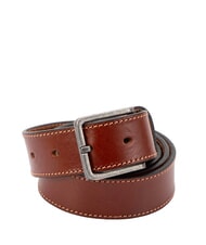 GAUD&Igrave; BELT Curea de piele tutun - Curele - 1