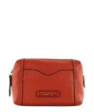 THE BRIDGE GEMMA  Trusă de frumusețe din piele portocaliu ars abb. aur - Truse de toaletă - 1