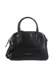 THE BRIDGE IOLANDA Geantă mini, cu curea de umăr, din piele Negru de aur - Genți femei - 1