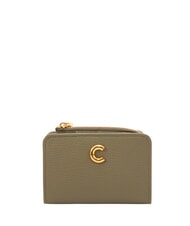 COCCINELLE KELSEY Portofel din piele verde laur - Portofele femei - 1
