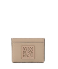 ARMANI EXCHANGE A|X Suport plat pentru card de credit nisip - Portofele femei - 1