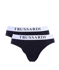 TRUSSARDI BASIC Pachet de 2 perechi de chiloți negru - Slip pentru bărbați - 1