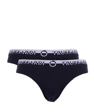 TRUSSARDI DOUBLE ELASTIC Pachet de 2 perechi de chiloți negru - Slip pentru bărbați - 1
