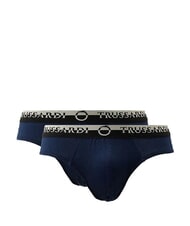 TRUSSARDI DOUBLE ELASTIC Pachet de 2 perechi de chiloți marina - Slip pentru bărbați - 1