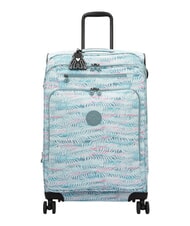 KIPLING NEW YOURI SPIN M Cărucior mediu extensibil frunze de palmier - Trolere semirigide - 1