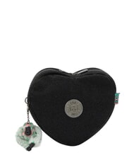 KIPLING HEARTY Rucsac mini cu inimă negru - Genți femei - 1