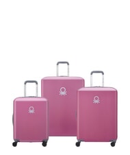 BENETTON By DELSEY UCB HARD Set de 3 cărucioare: cabină+mediu+mare - Set trolere