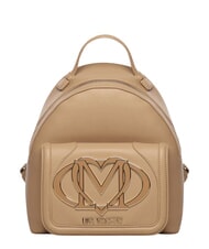 LOVE MOSCHINO LOGO Rucsac cu buzunar frontal bej - Genți femei - 1
