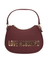 LOVE MOSCHINO BOLD LOVE Geantă de m&acirc;nă, cu curea de umăr vin - Genți femei - 1