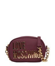 LOVE MOSCHINO BOLD LOVE Geantă de umăr mini vin - Genți femei - 1