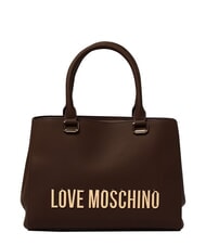 LOVE MOSCHINO BOLD LOVE Geantă de m&acirc;nă, cu curea de umăr Mi-e teamă - Genți femei - 1