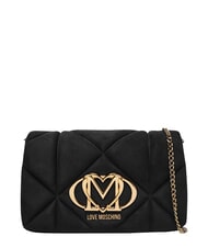 LOVE MOSCHINO EMBOSSED Geantă de umăr, dublă portabilitate negru - Genți femei - 1