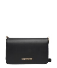 LOVE MOSCHINO CHUNKY TAB Geantă de umăr negru - Genți femei - 1