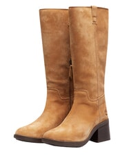 TIMBERLAND BELLEVAUX Ghete din piele pentru gleznă piele &icirc;ntoarsă maro mediu - Pantofi femei - 1