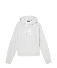 TIMBERLAND STACK LOGO Hanorac cu gluga melanj gri deschis - Hanorace pentru femei - 1