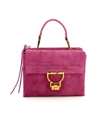 COCCINELLE CAMPIONARIO - ARLETTIS SUEDE DROPLET Geantă mini din piele cu curea de umăr pulpă roz - Genți femei - 1