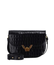 COCCINELLE CAMPIONARIO - DEW CROCO SHINY SOFT Geantă de umăr mini negru - Genți femei - 1