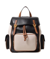 COCCINELLE CAMPIONARIO - CAMPUS TRICOLOR Rucsac din piele noir/lambs/cuir - Genți femei - 1