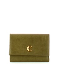 COCCINELLE  CAMPIONARIO - KELSEY VINTAGE Portofel din piele verde laur - Portofele femei - 1