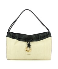 COCCINELLE CAMPIONARIO - ISABELA CANVAS Geantă hobo din p&acirc;nză și piele natural / noir - Genți femei - 1