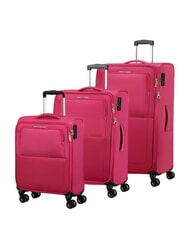 AMERICAN TOURISTER AIR WAVE Set cărucior Cabin + Mediu + Mare explozie de fructe de pădure - Set trolere - 1