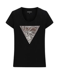 GUESS ZEBRA TRIANGLE Tricou cu m&acirc;necă scurtă jetbla - tricou - 1