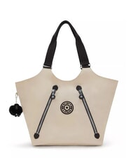 KIPLING NEW CICELY Geantă de umăr &icirc;napoi la moștenirea bej - Genți femei - 1
