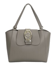 YNOT ROCKER Geantă de cumpărături cu cataramă și ținte taupe - Genți femei - 1