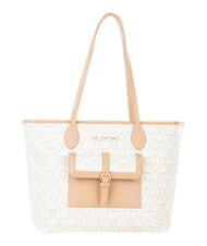 MARIO VALENTINO LIUTO Geanta de cumparaturi cu buzunar ecru/multicolor - Genți femei - 1