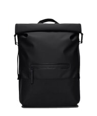 RAINS TRAIL ROLLTOP Rucsac pentru laptop de 13" negru - Rucsacuri pentru școală și timp liber - 1
