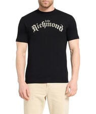 JOHN RICHMOND PALGI Tricou cu m&acirc;necă scurtă negru/negru - tricou - 1