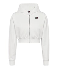 TOMMY HILFIGER TH JEANS Hanorac alb - Hanorace pentru femei - 1
