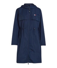 TOMMY HILFIGER TH JEANS Jachetă lungă bleumarin noapte &icirc;ntunecată - Jachete pentru femei - 1