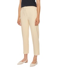 TOMMY HILFIGER TH  Pantaloni cu talie &icirc;naltă fildeș de țară - Pantaloni pentru femei - 1