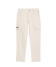 TOMMY HILFIGER TH KIDS Pantaloni cu buzunare multiple bej clasic - Pantaloni pentru copii - 1