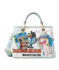 BRACCIALINI CARTOLINE Bahamas Geantă de m&acirc;nă, cu curea de umăr multi - Genți femei - 1
