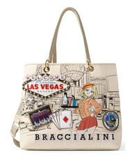 BRACCIALINI CARTOLINE Las Vegas Geantă de umăr, cu curea de umăr multi - Genți femei - 1