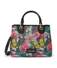 BRACCIALINI JACQUARD Geantă de m&acirc;nă, cu curea de umăr multi negru - Genți femei - 1
