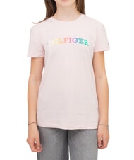 TOMMY HILFIGER KIDS BIMBA Tricou pentru fete roz fantezist - Tricou copil - 1
