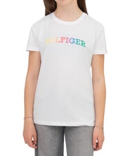 TOMMY HILFIGER KIDS BIMBA Tricou cu m&acirc;necă scurtă alb optic - Tricou copil - 1