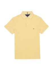 TOMMY HILFIGER TH Tricou polo cu m&acirc;necă scurtă coajă de lăm&acirc;ie - maiou Polo - 1