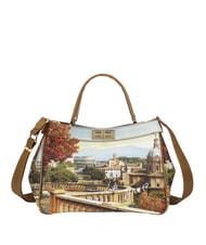 YNOT YESBAG Geantă de m&acirc;nă L, cu curea de umăr Peisajul Romei - Genți femei - 1