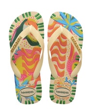 HAVAIANAS TOP BOSSA Papuci flip-flop cremă de unt - Pantofi unisex - 1