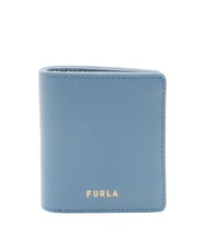 FURLA GARDENIA Portofel vertical din piele denim - Portofele femei - 1